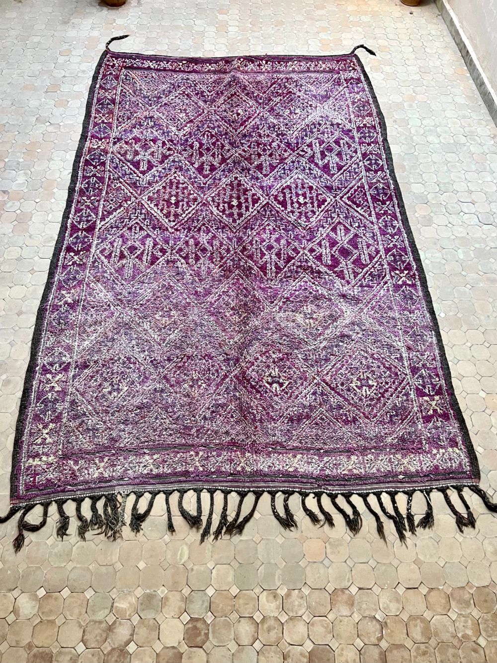 Marokkolainen vintage Zayane matto 350x220cm