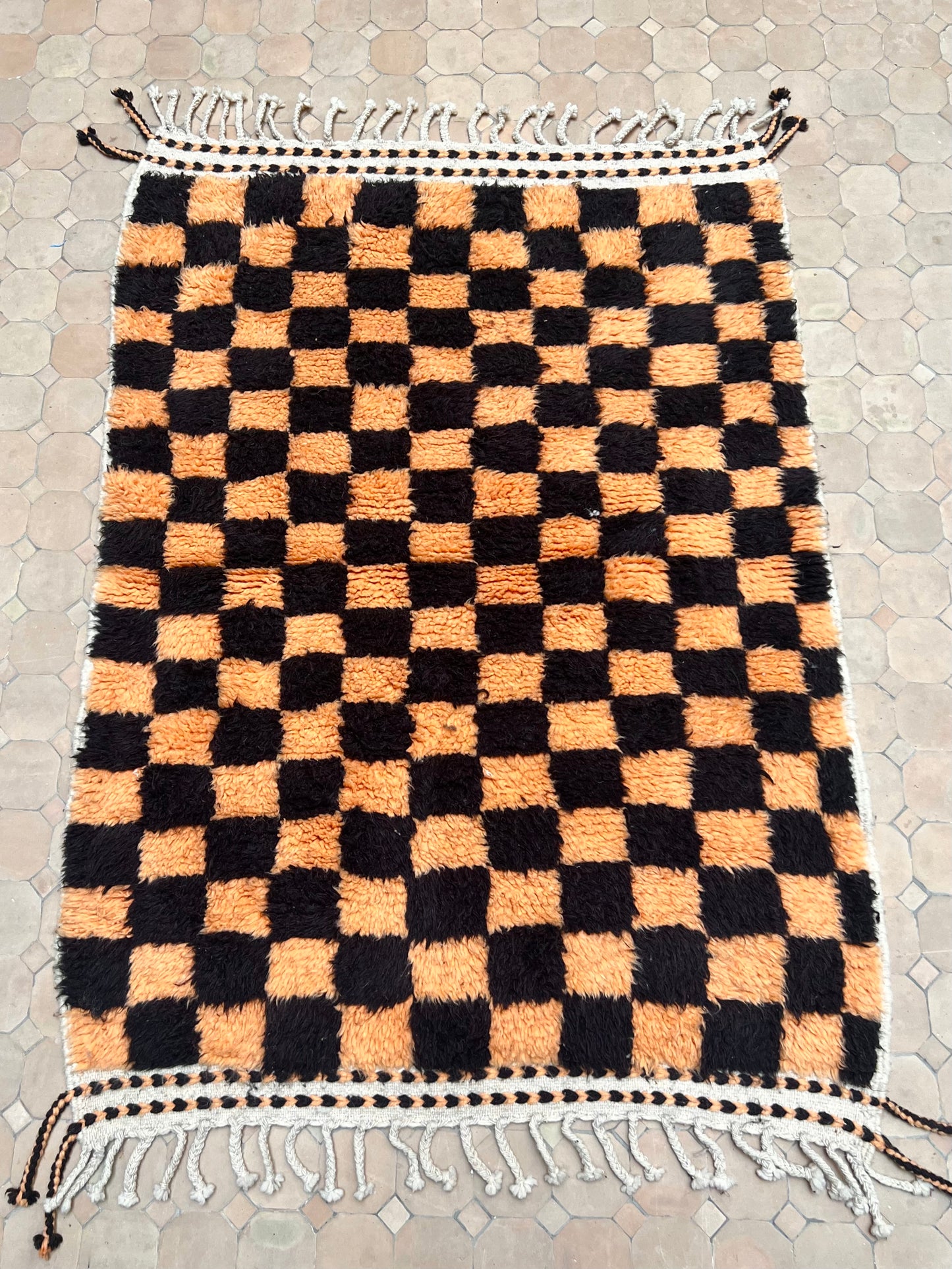 Moroccan Checkered Rug 150x105cm