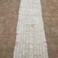 Moroccan All White Runner Rug 290x85cm