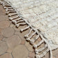 Moroccan All White Runner Rug 290x85cm