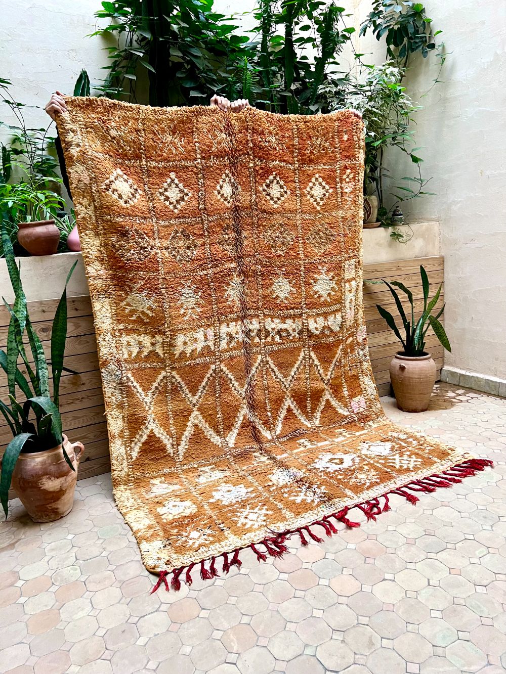 Marokkolainen vintage Boujaad matto 245x160cm