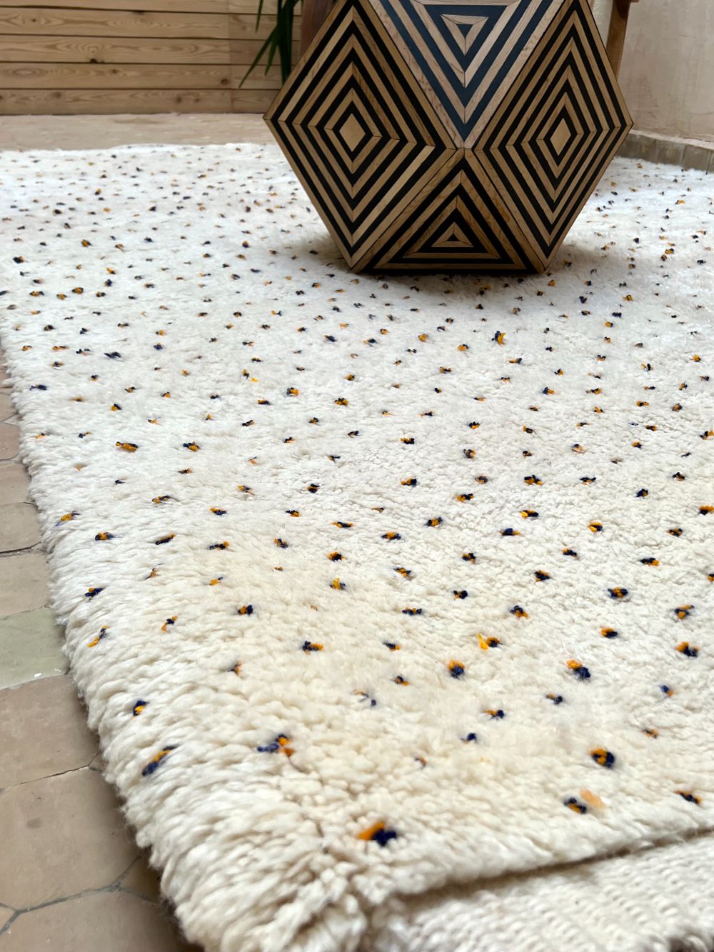 Moroccan Dotted Rug 265x195cm