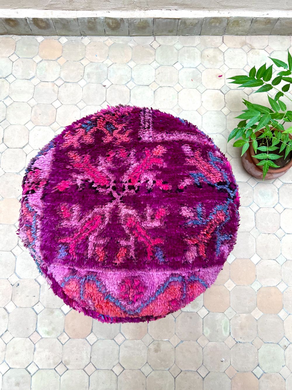 Marokkolainen vintage pouf