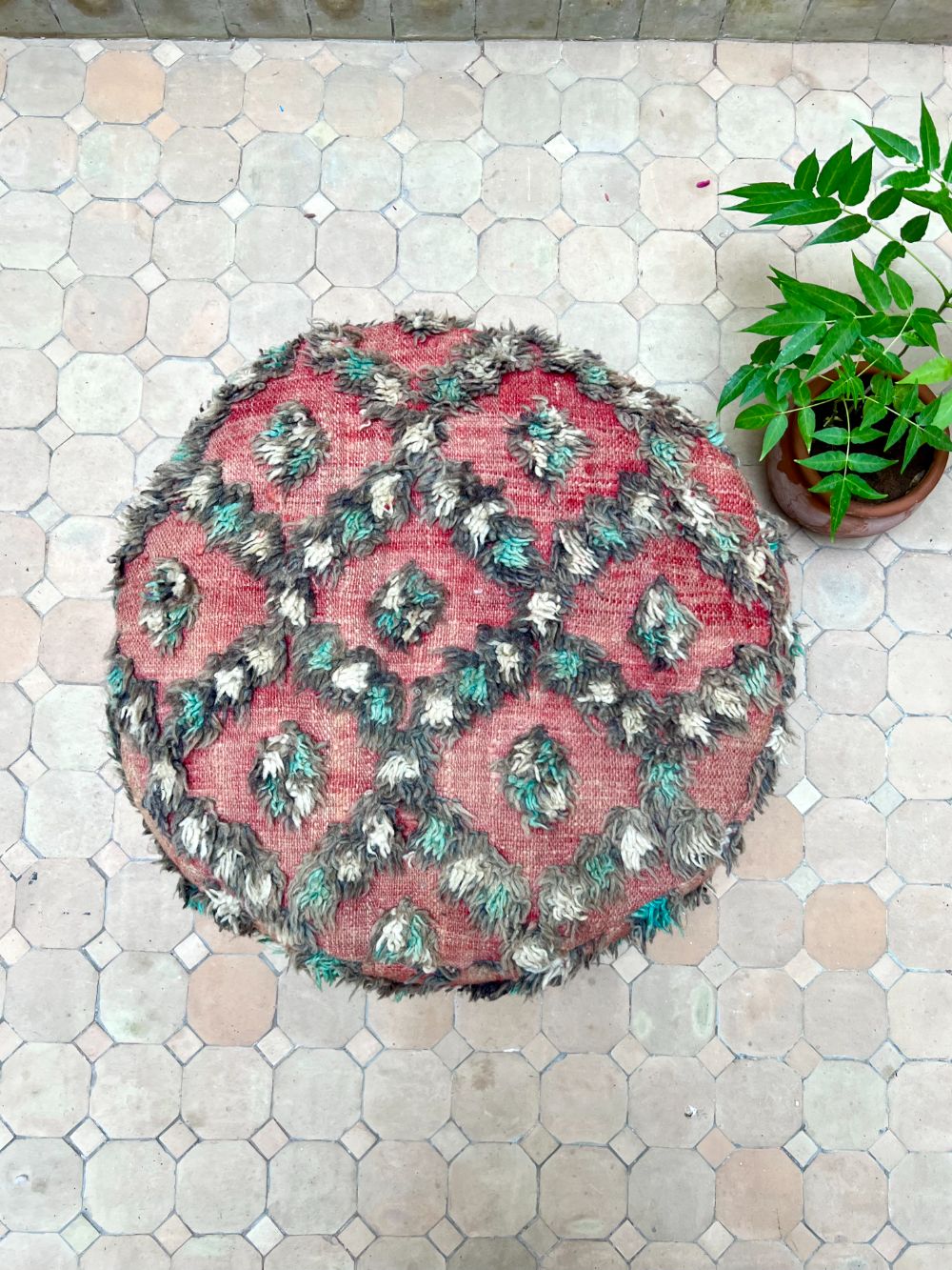 Marokkolainen vintage pouf