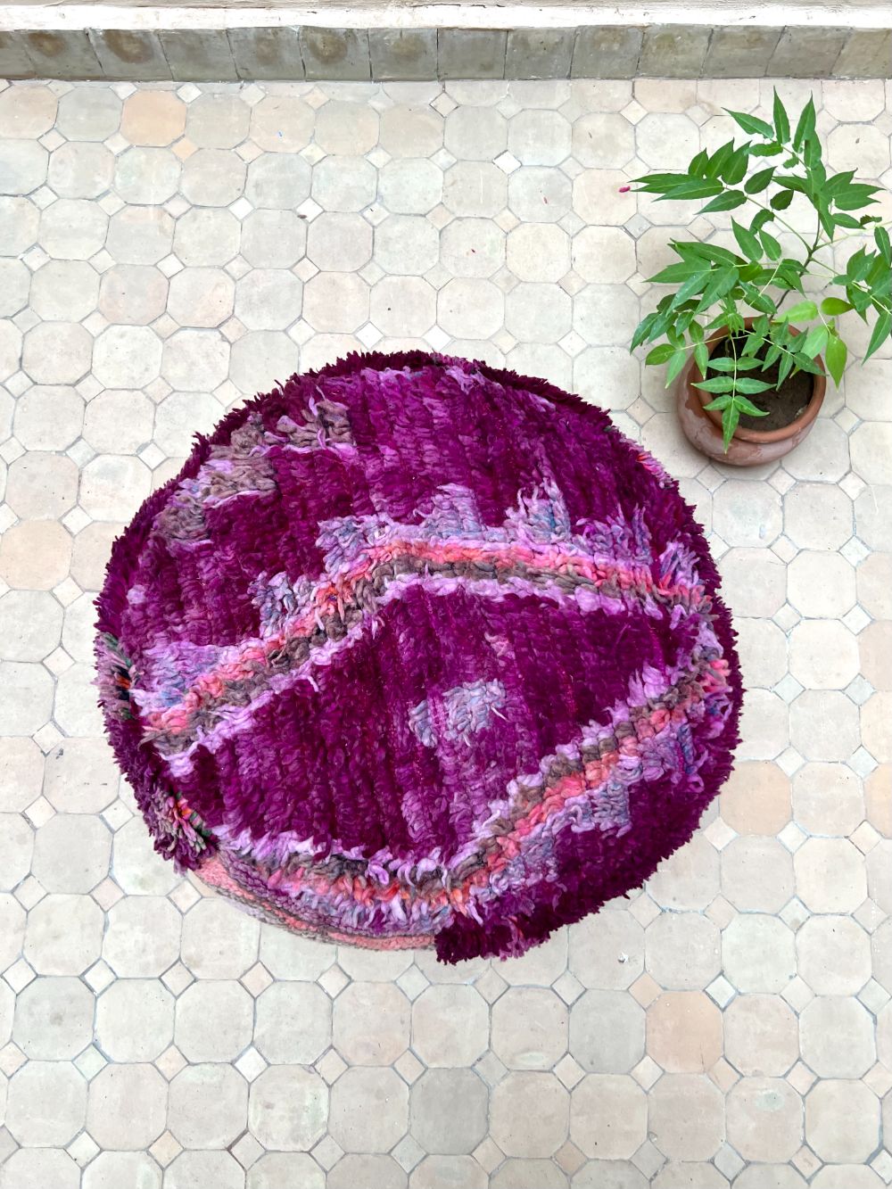 Marokkolainen vintage pouf