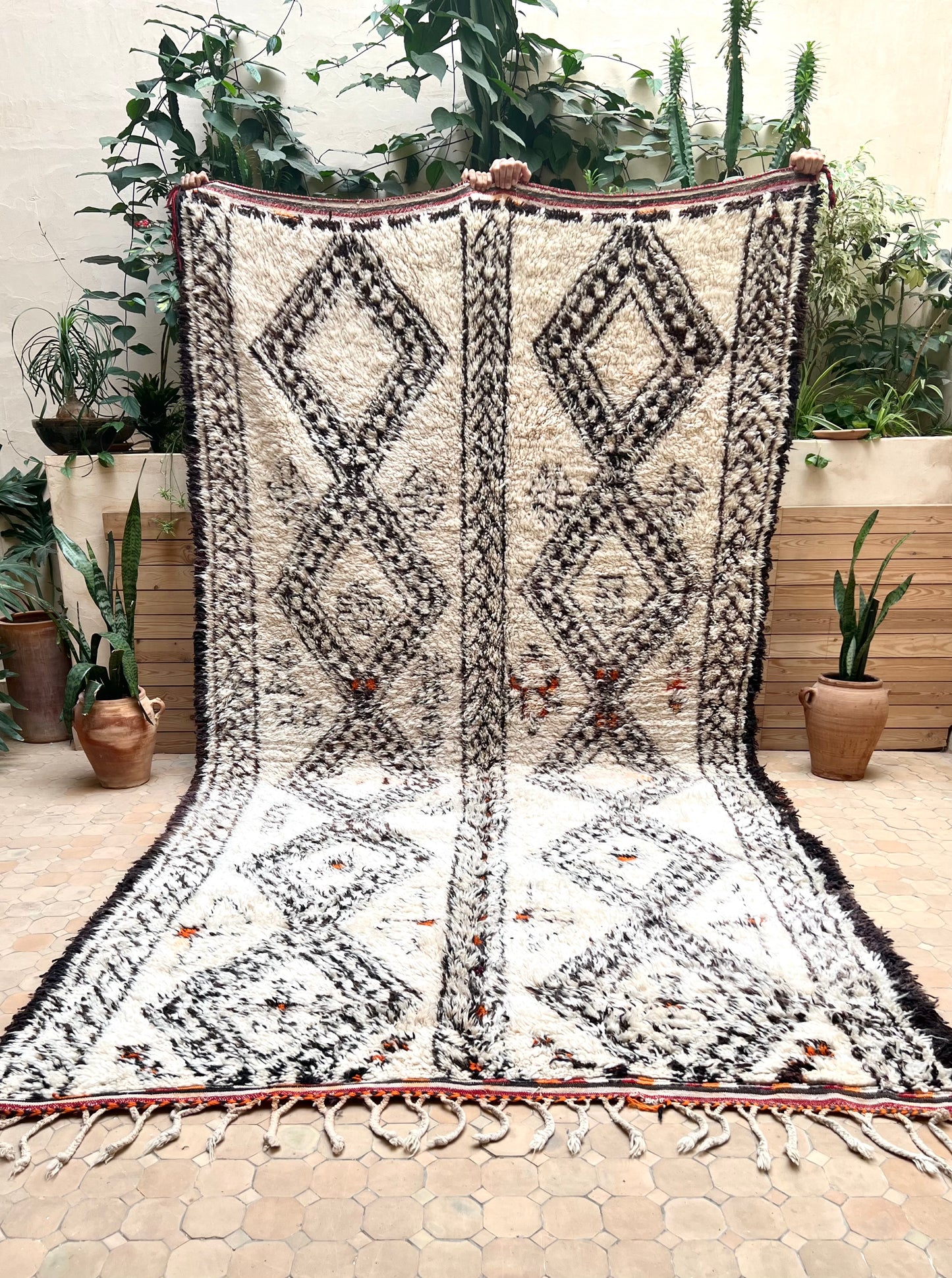 Moroccan Beni Ouarain Rug 380x200cm