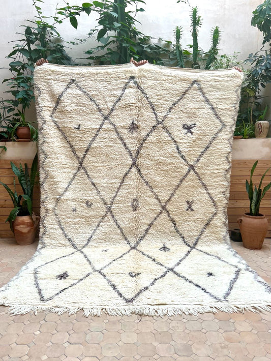Marokkolainen vintage Beni Ouarain matto 295x200cm