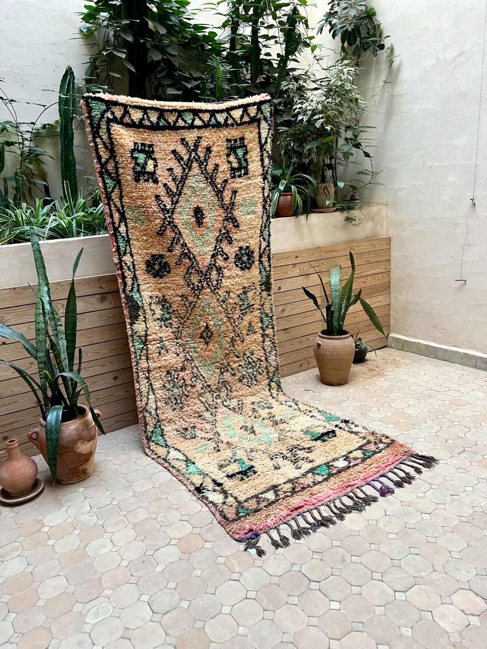 Marokkolainen vintage Boujaad matto 275x100cm