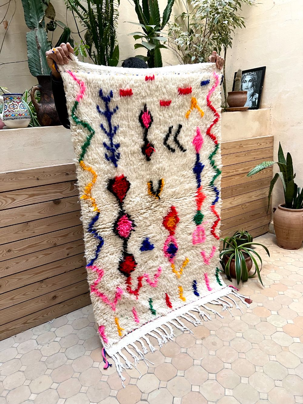 Moroccan Azilal Rug 140x100cm