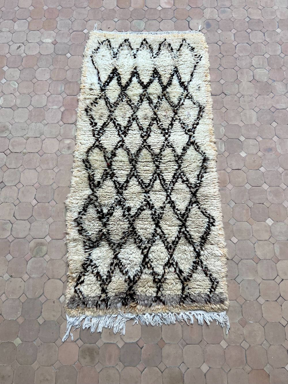 Marokkolainen vintage Azilal-matto 170x80cm