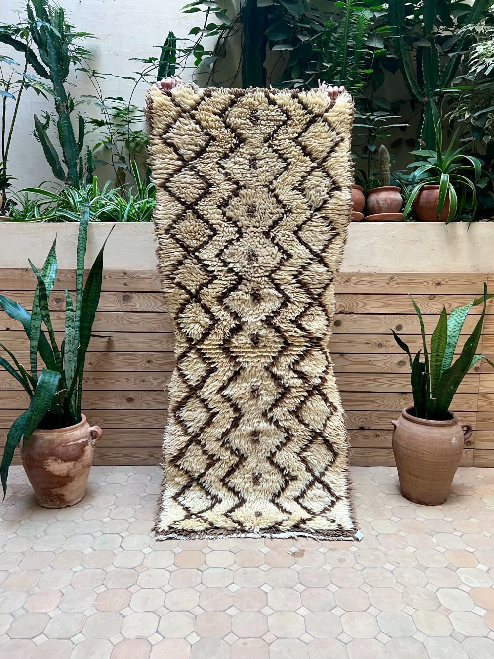 Marokkolainen vintage Azilal-matto 170x70cm