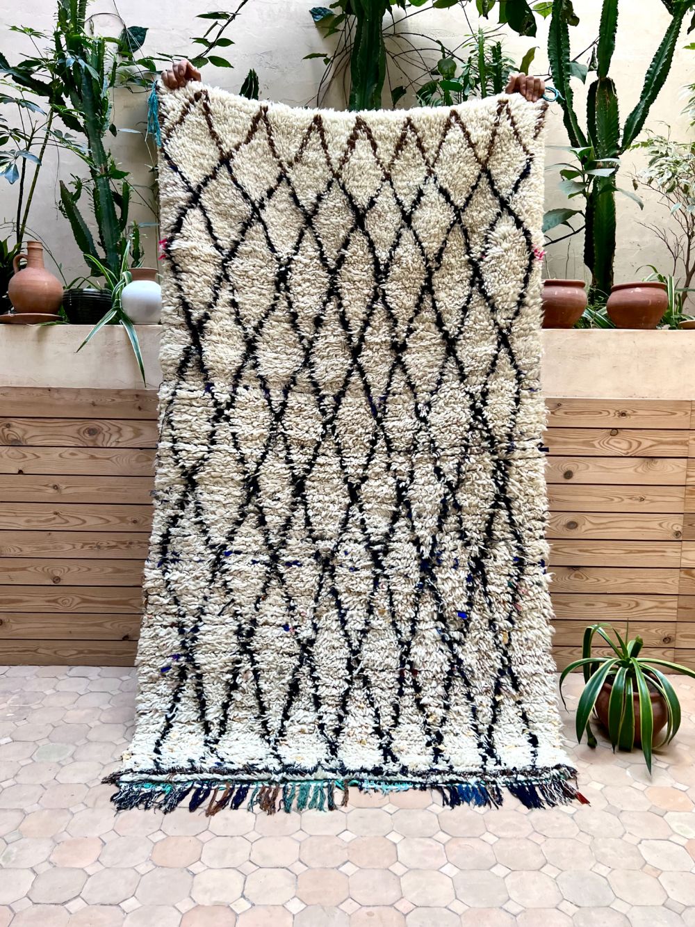 Marokkolainen vintage Azilal-matto 180x110cm