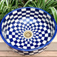 Moroccan Checkered Washbasin sink ⌀35cm