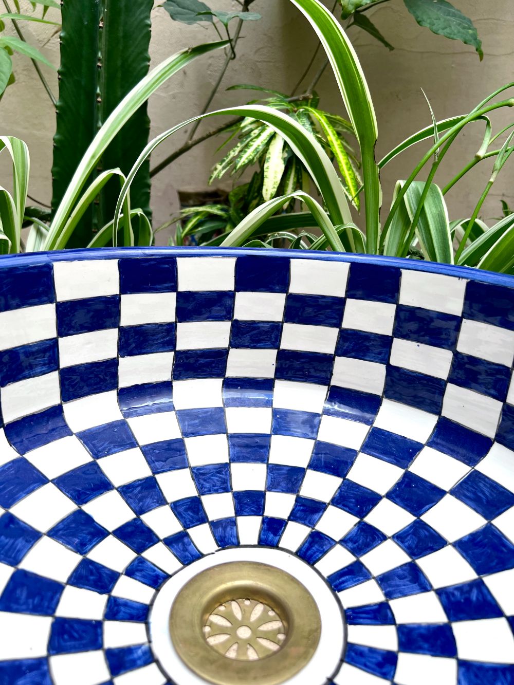 Moroccan Checkered Washbasin sink ⌀35cm