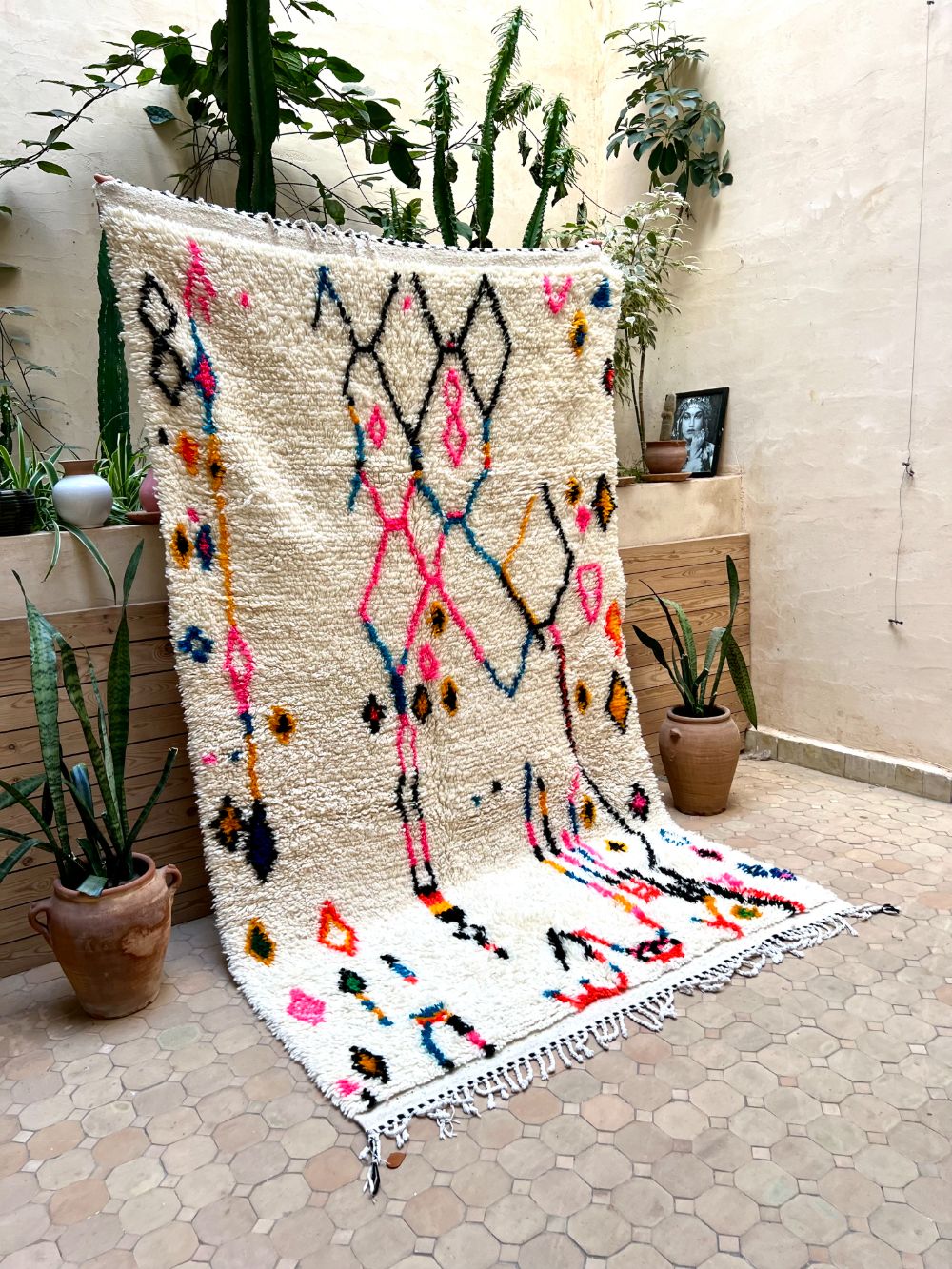 Marokkolainen Azilal-matto 260x145cm