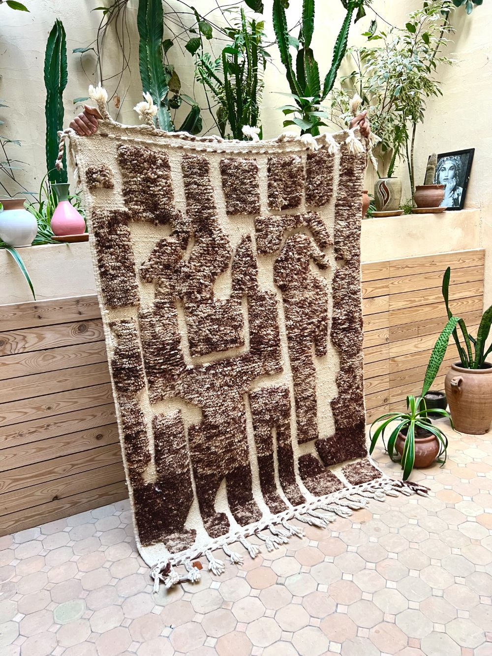  Marokkolainen Boujaad-matto 155x110cm