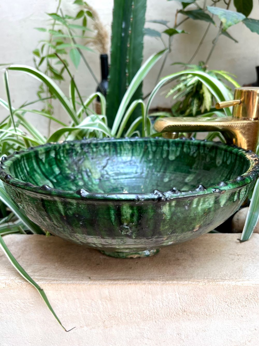 Moroccan Tamgeroute Washbasin Sink ⌀33cm