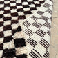 Moroccan Checkered Rug 170x105cm