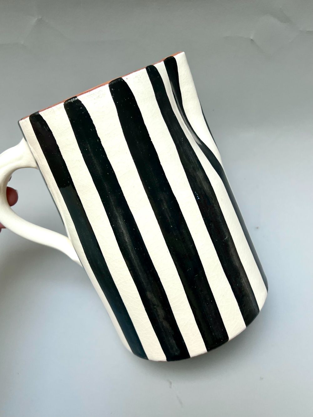 Ceramic Stripe Pot