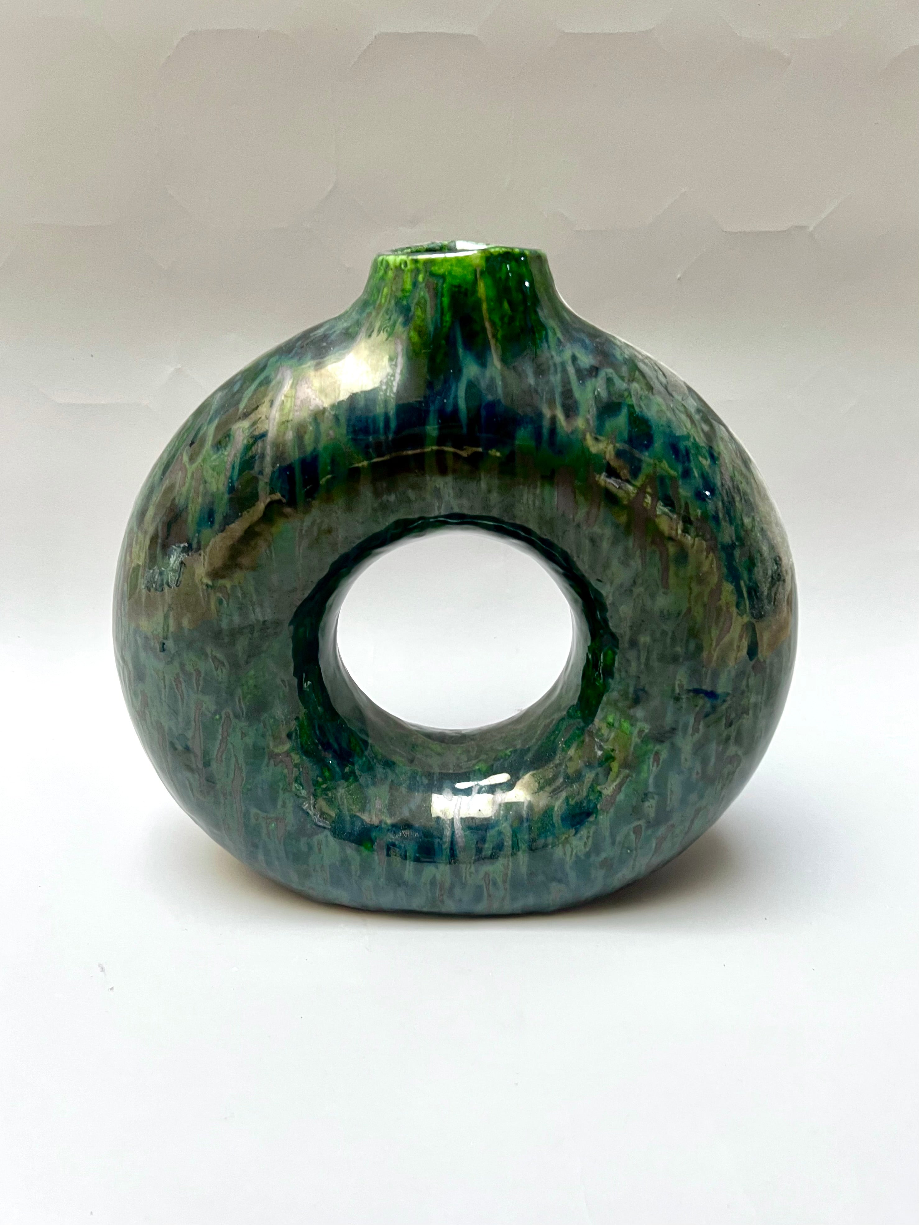 Ceramic Donut Vase