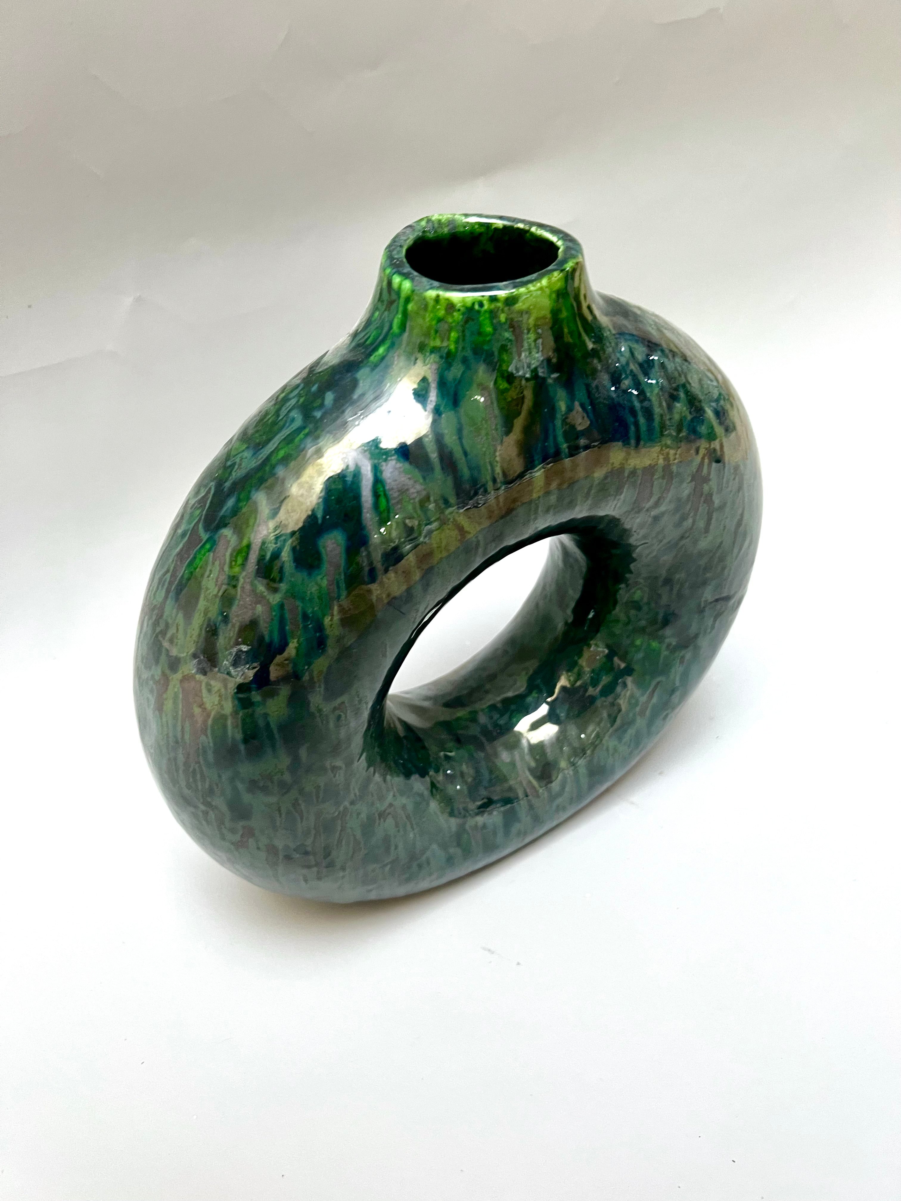Ceramic Donut Vase