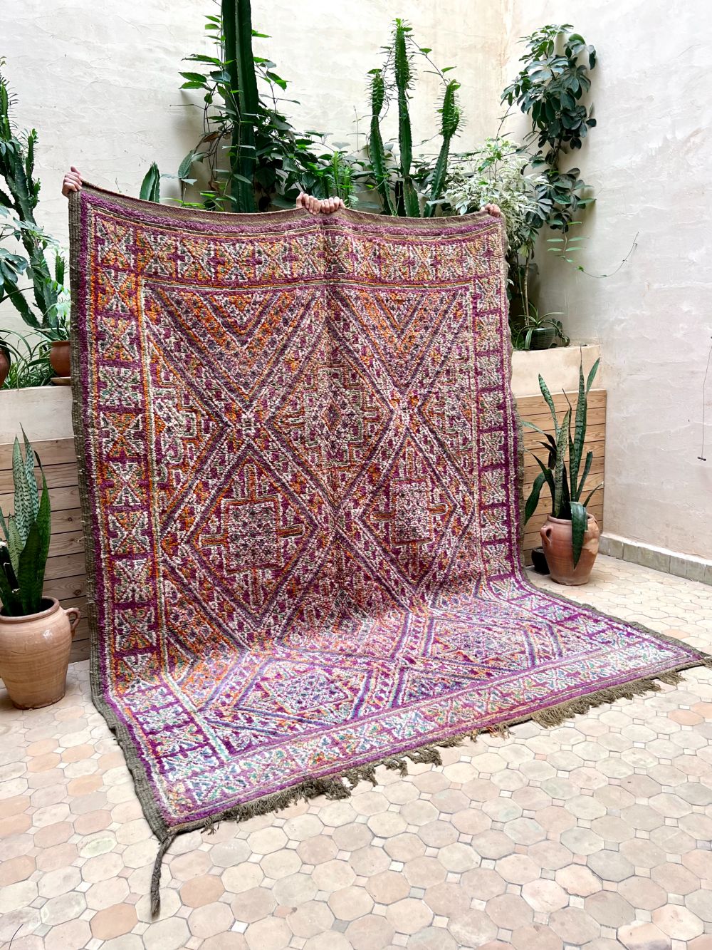 Moroccan Vintage Zayane Rug 265x205cm