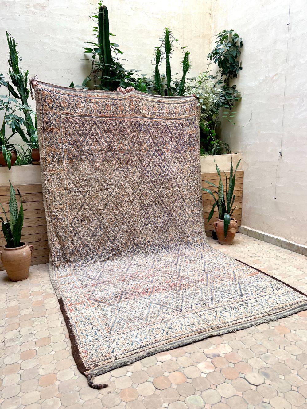 Moroccan Vintage Zayane Rug 350x195cm