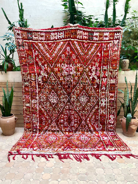 Marokkolainen vintage Zayane matto 245x165cm