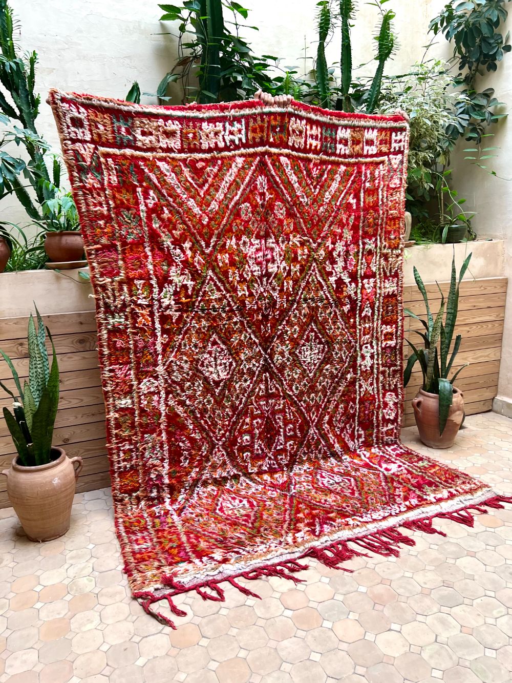 Marokkolainen vintage Zayane matto 245x165cm