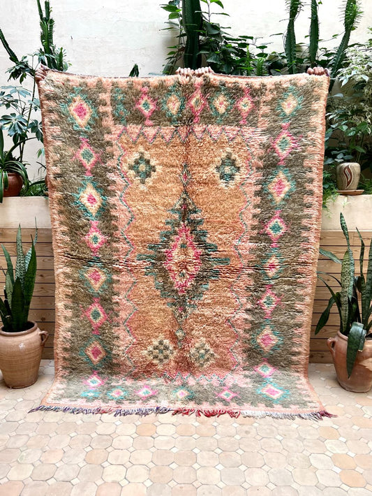 Marokkolainen vintage Boujaad matto 205x155cm