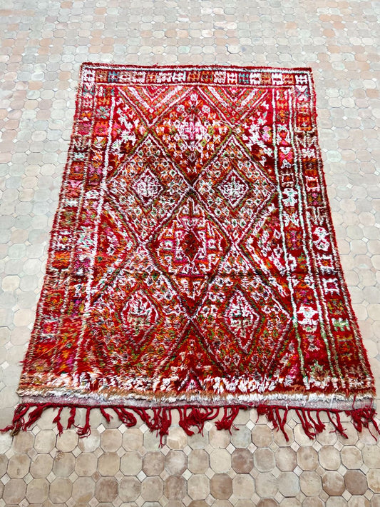 Marokkolainen vintage Zayane matto 245x165cm