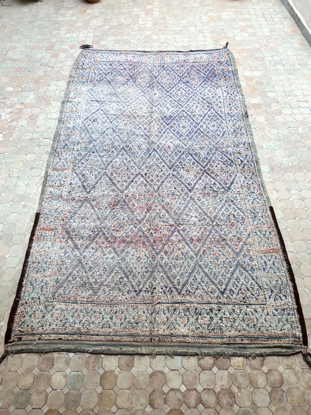 Moroccan Vintage Zayane Rug 350x195cm