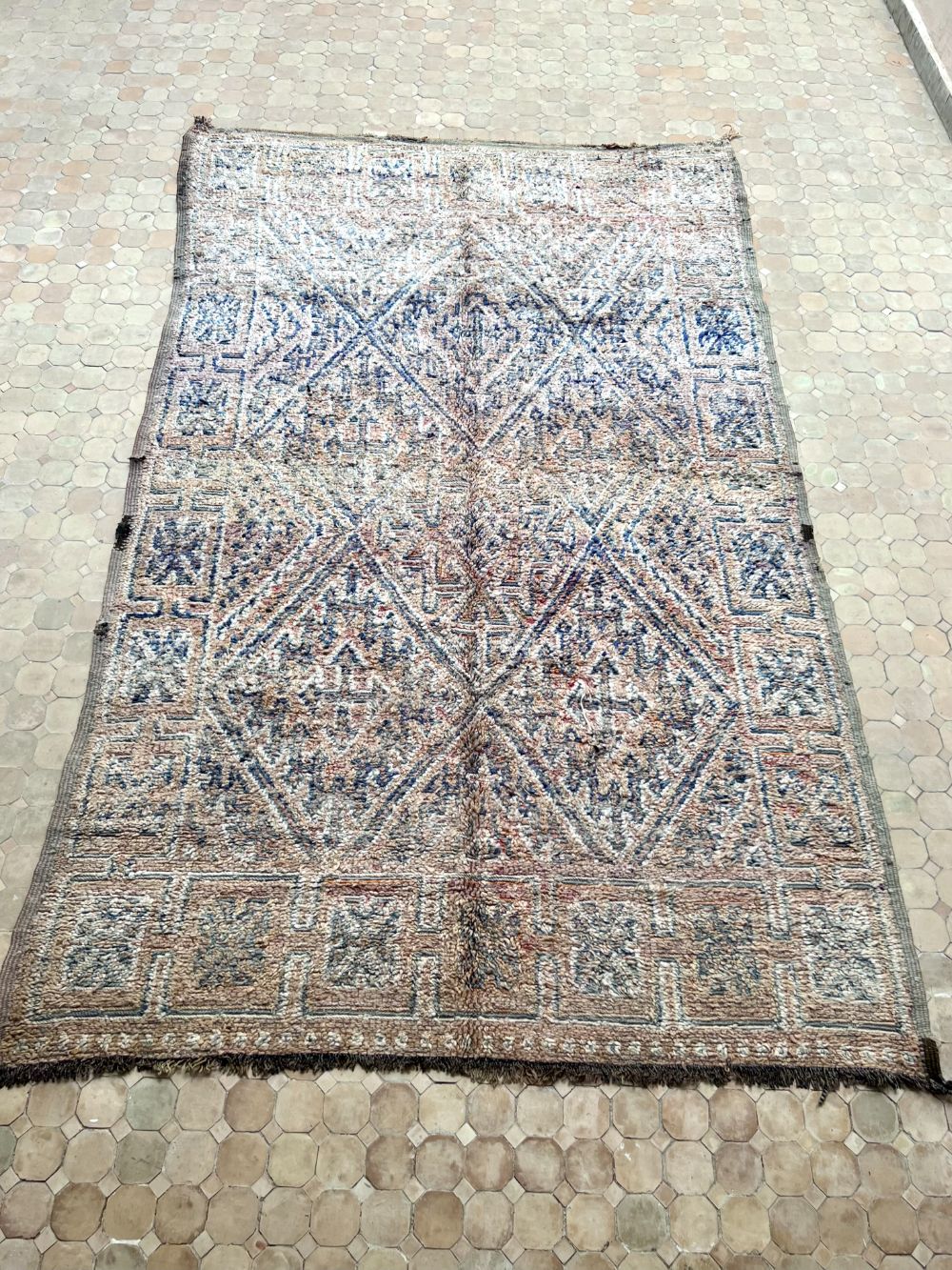 Moroccan Vintage Zayane Rug 330x195cm