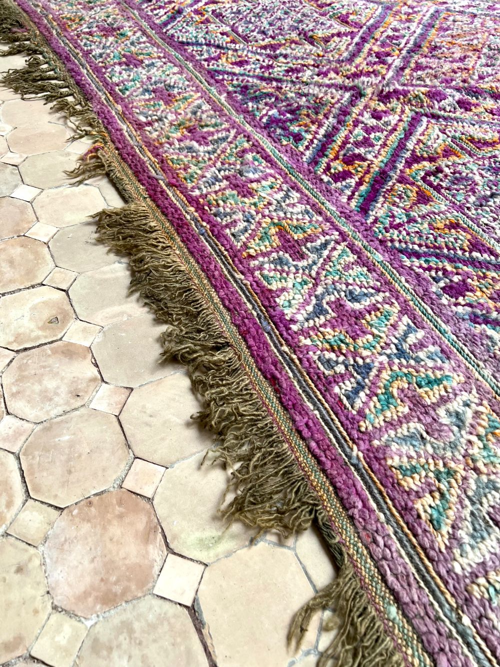 Moroccan Vintage Zayane Rug 265x205cm