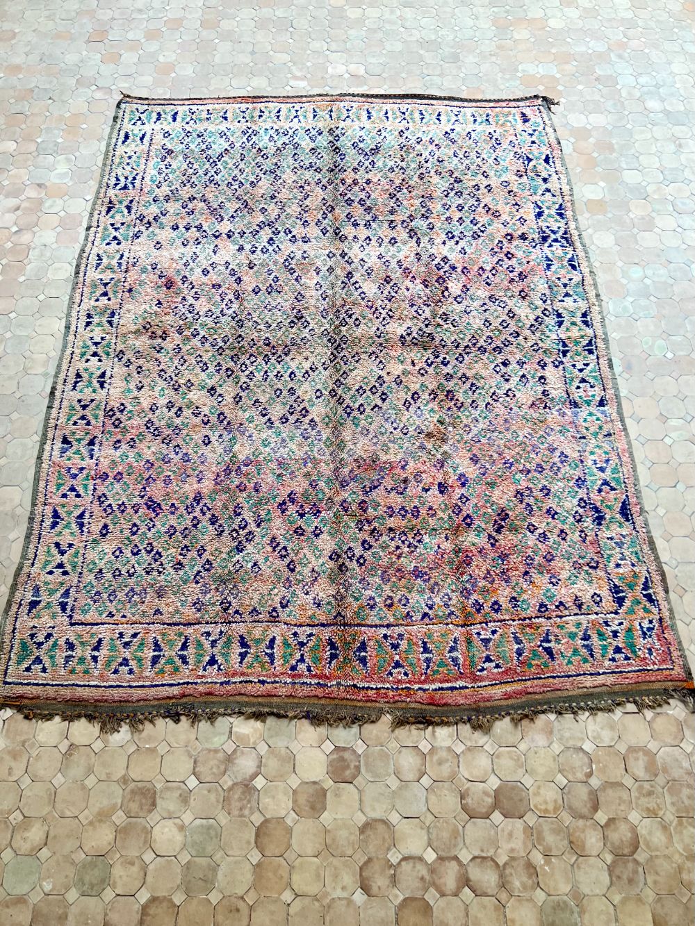 Marokkolainen vintage Zayane matto 295x215cm