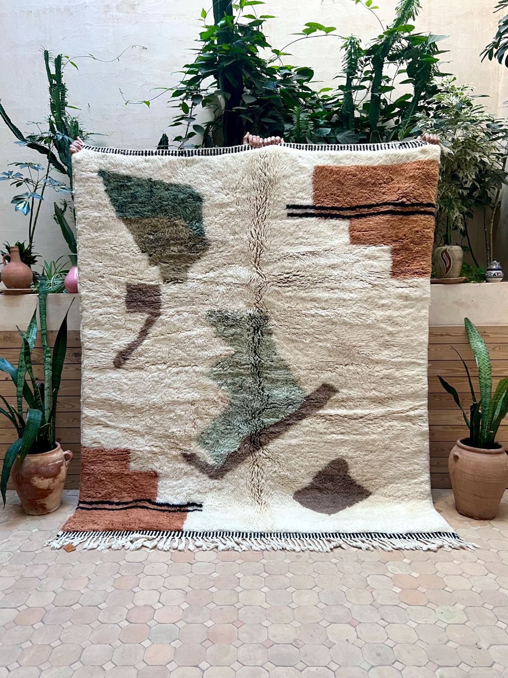 Marokkolainen Kissa-matto 205x175cm