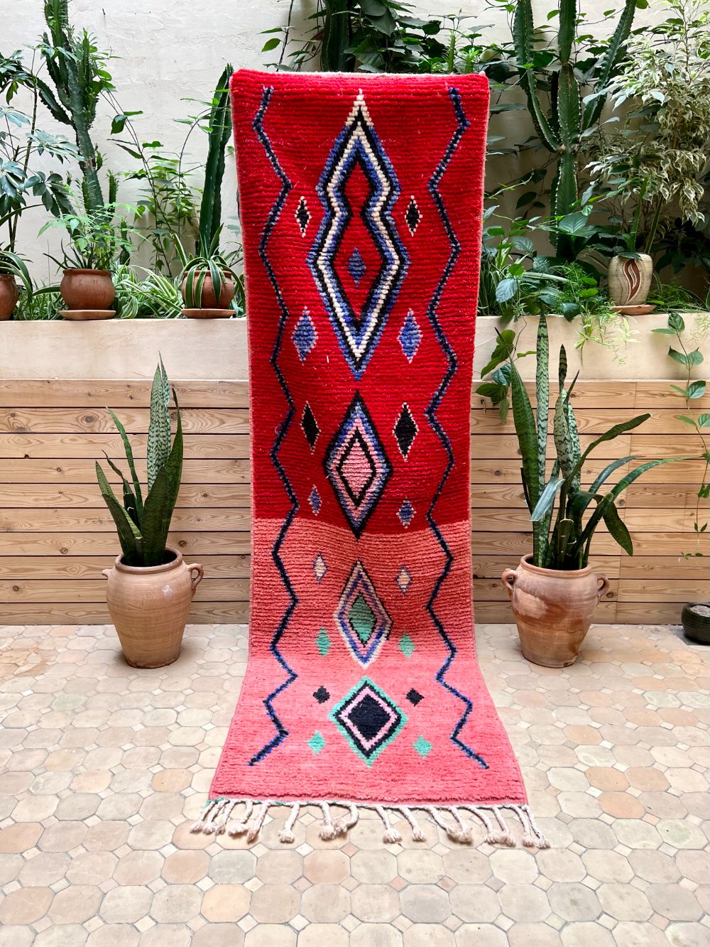 Marokkolainen käytävämatto Boujaad 260x75cm
