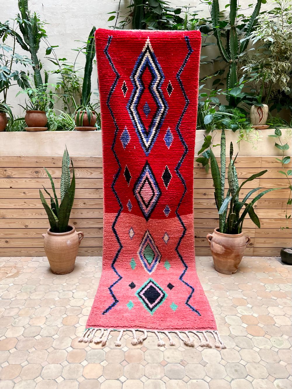 Moroccan Boujaad Runner 260x75cm