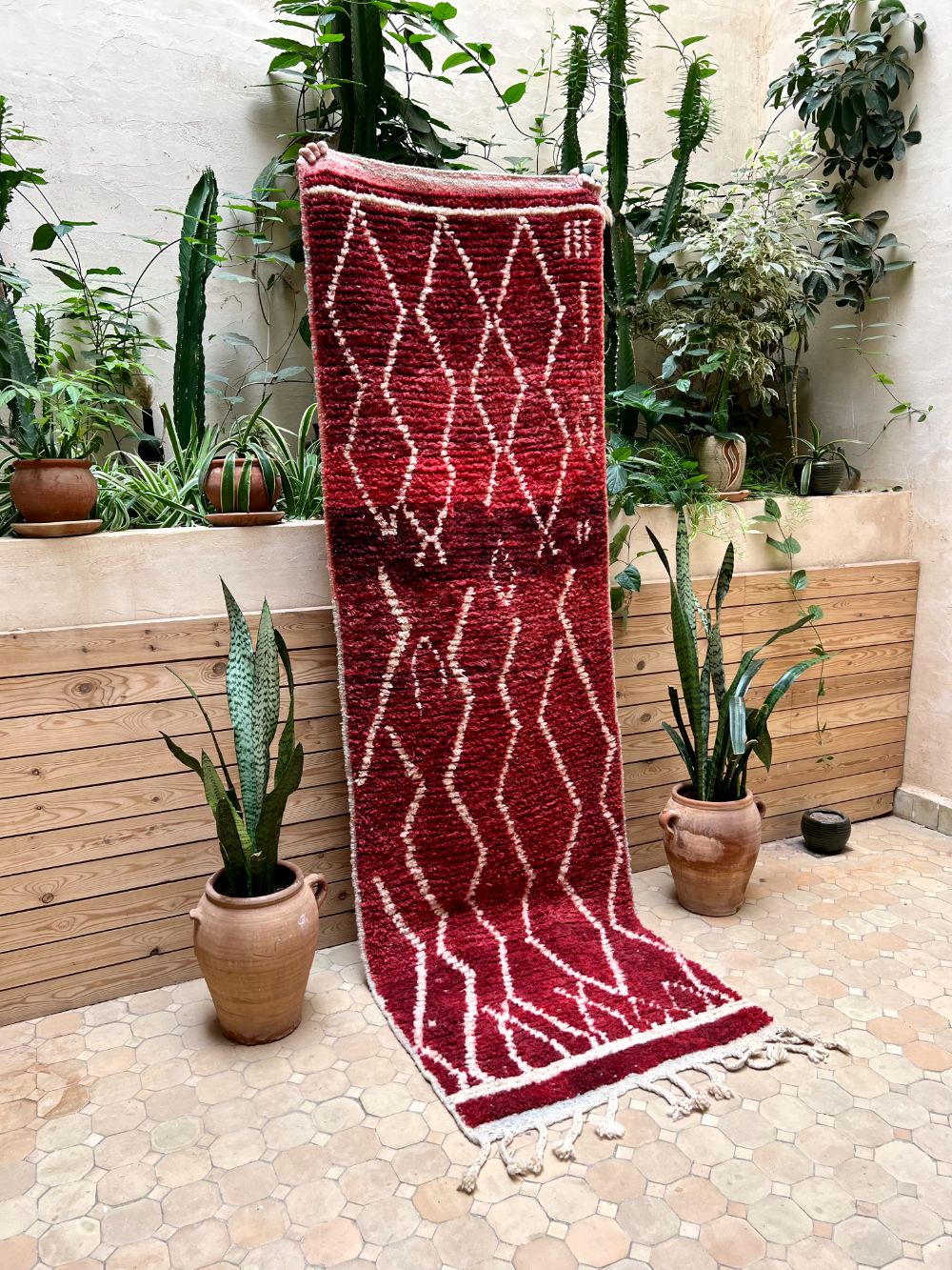 Moroccan Boujaad Runner 260x70cm