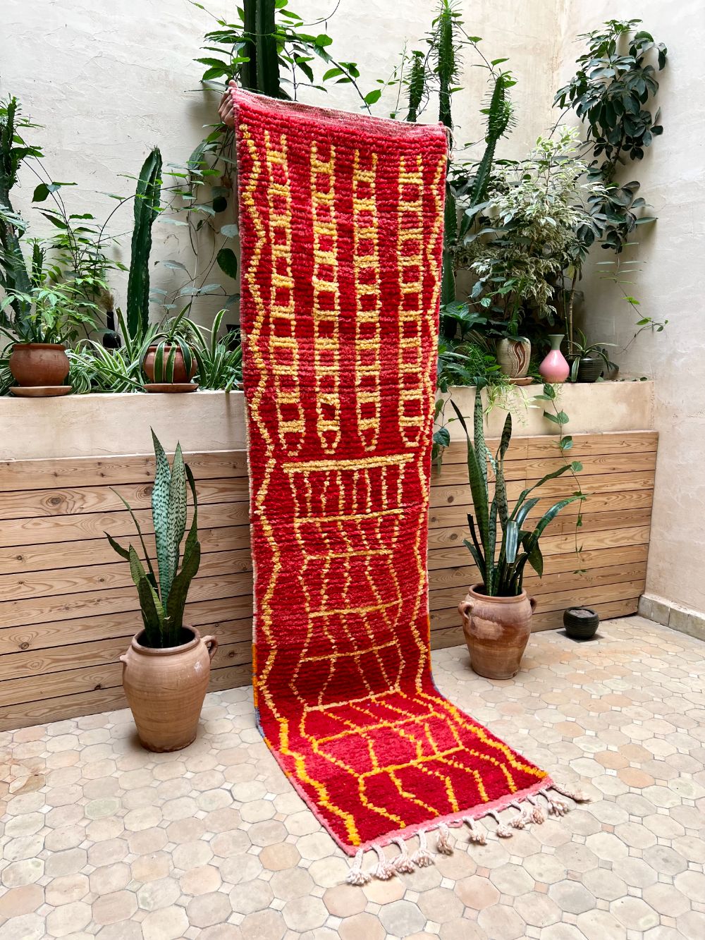 Moroccan Boujaad Runner 270x70cm