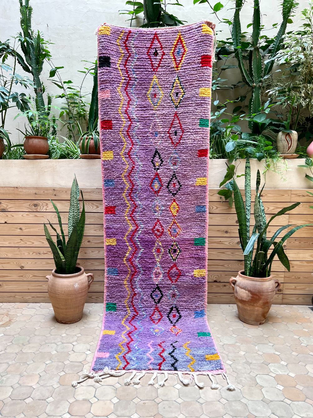 Marokkolainen käytävämatto Boujaad 250x70cm