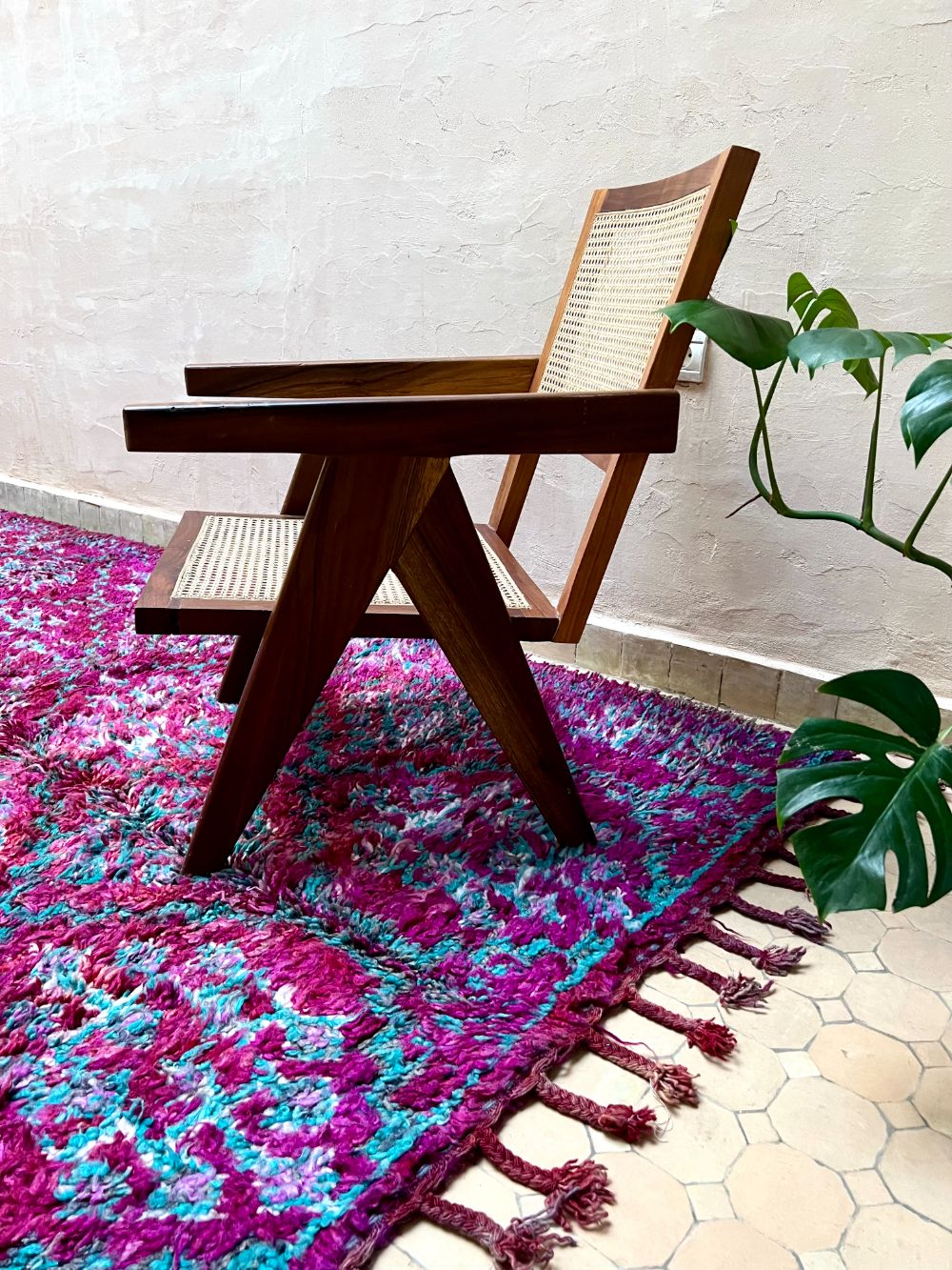 Marokkolainen vintage Beni M'Guild matto 380x165cm
