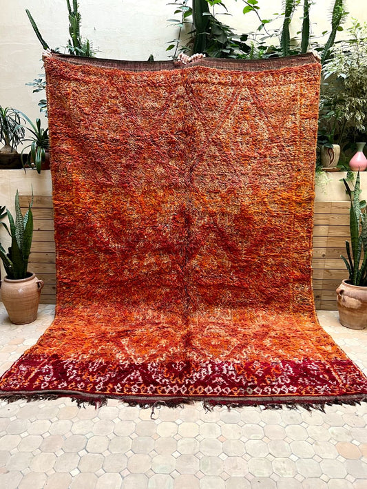 Marokkolainen vintage Zayane matto 285x200cm