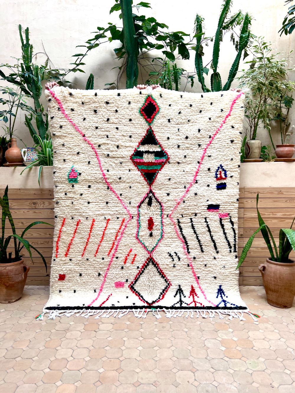 Marokkolainen Candy matto 200x155cm