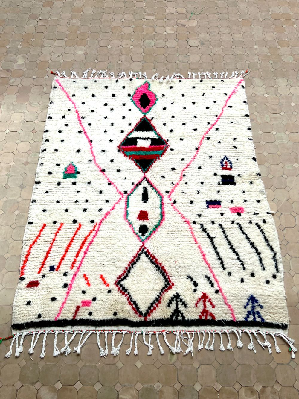 Marokkolainen Candy matto 195x150cm