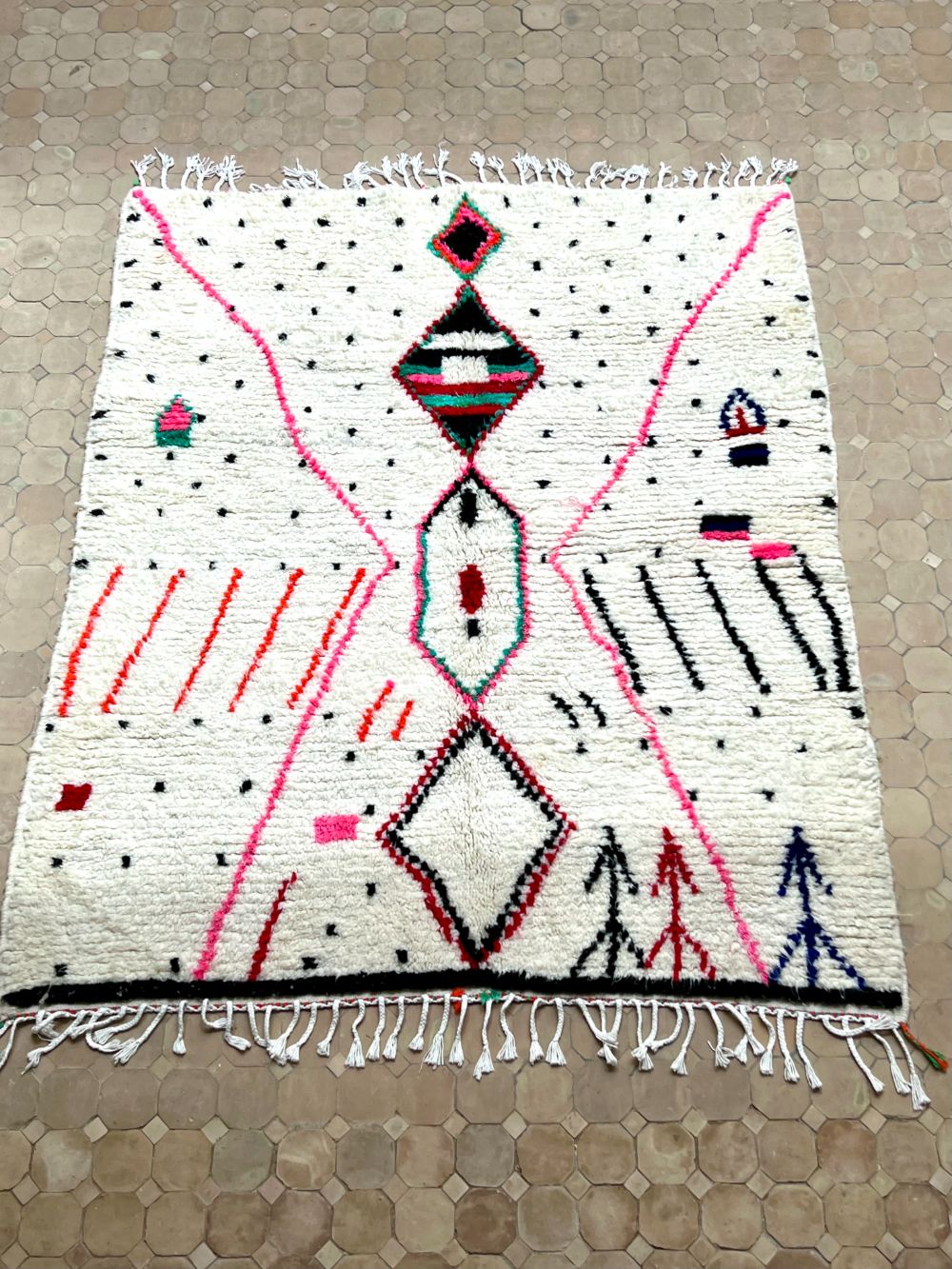 Marokkolainen Candy matto 200x155cm