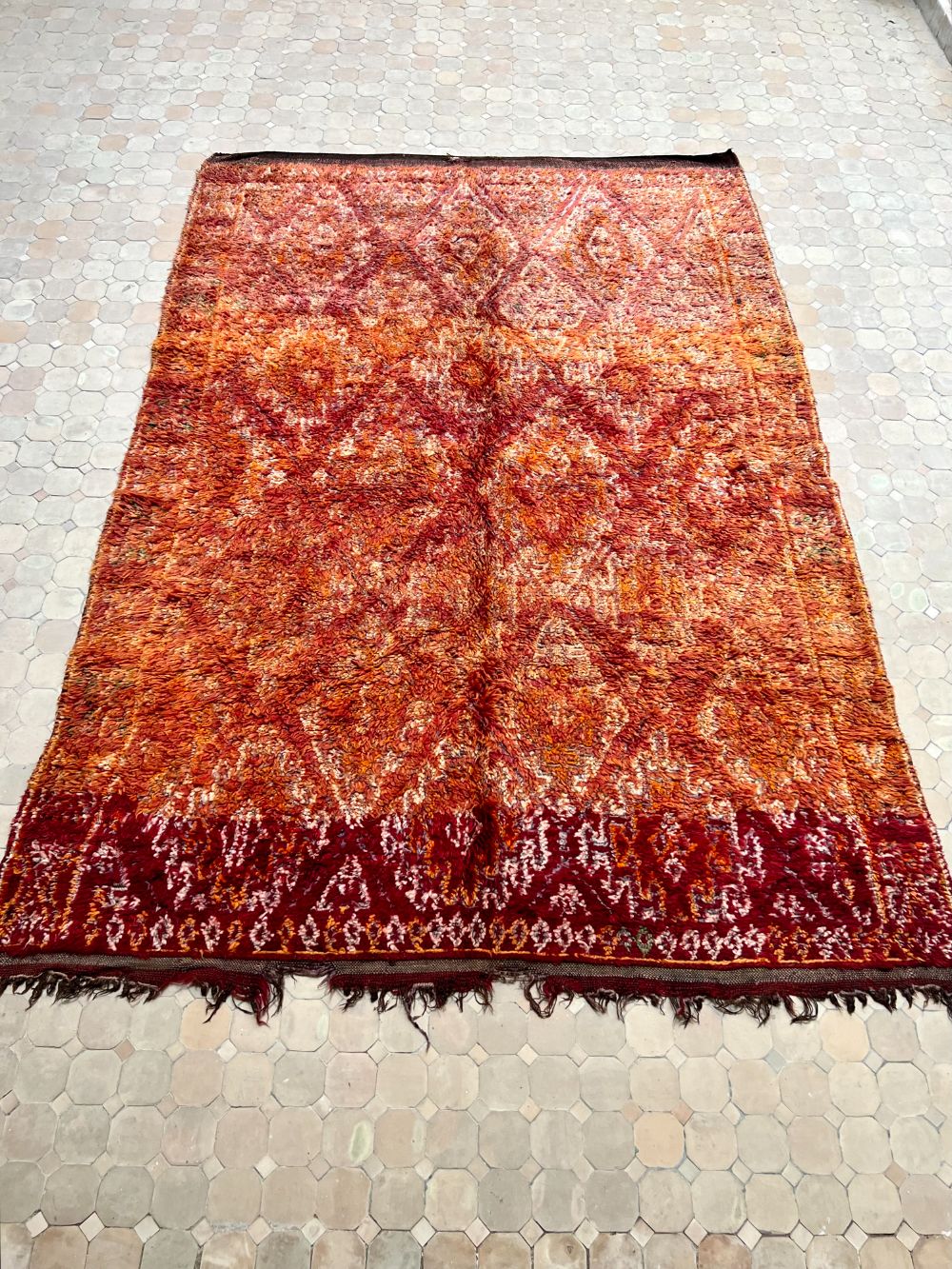 Marokkolainen vintage Zayane matto 285x200cm