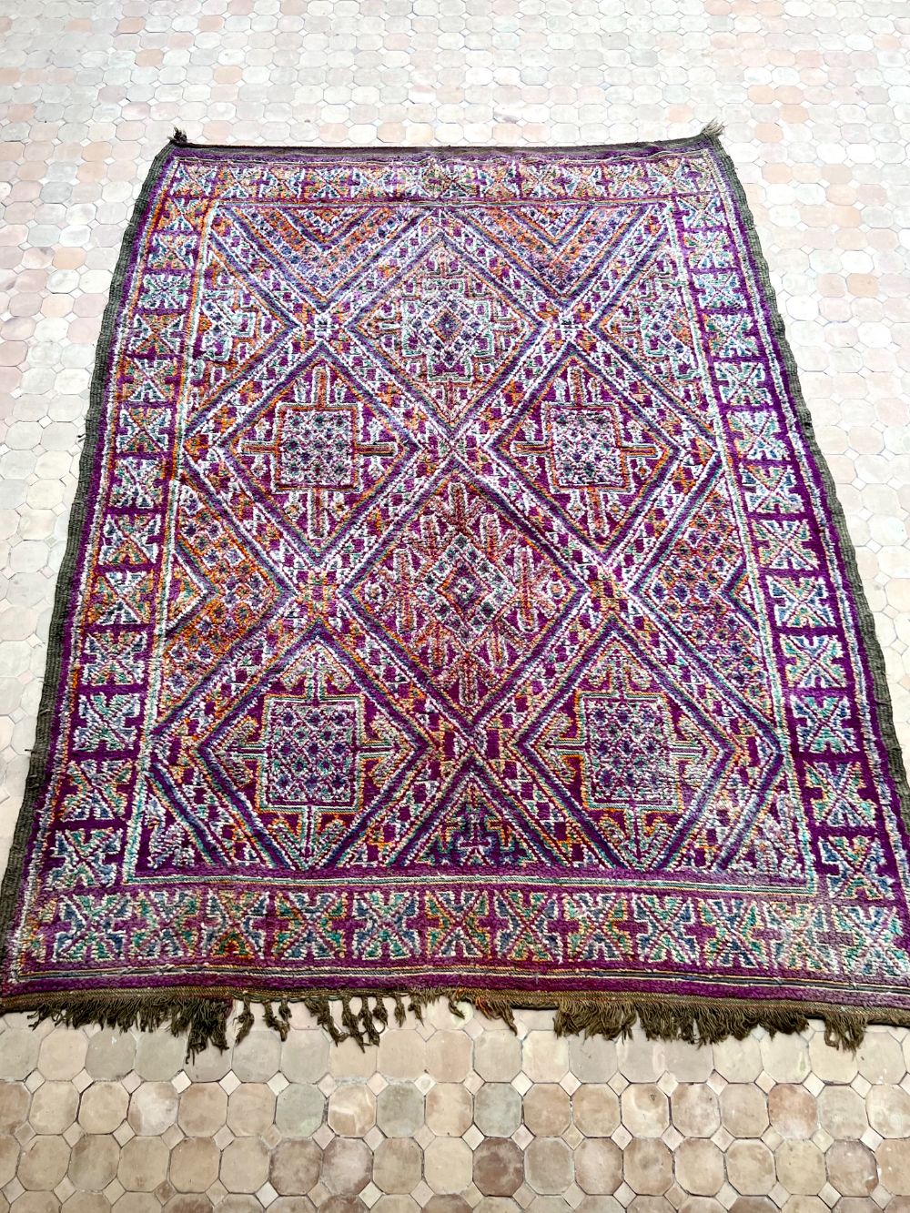 Moroccan Vintage Zayane Rug 265x205cm