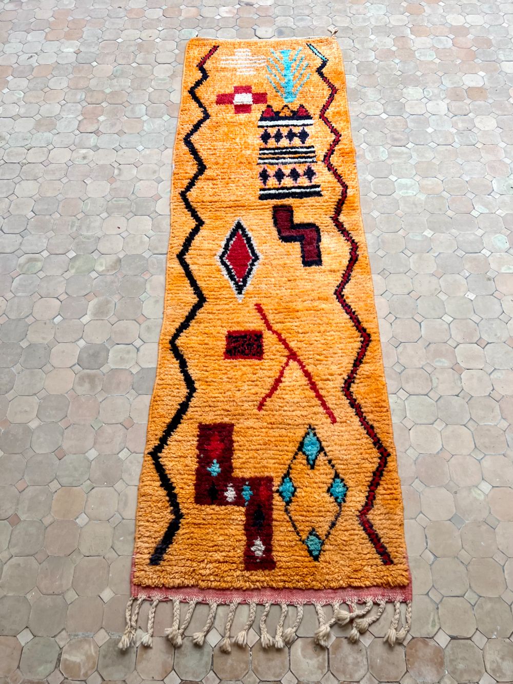 Moroccan Boujaad Runner 255x80cm