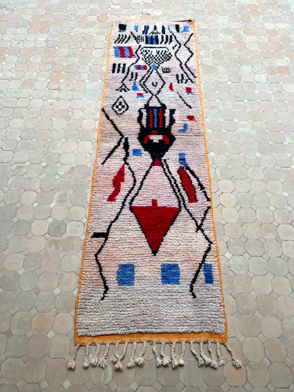 Moroccan Boujaad Runner 260x70cm